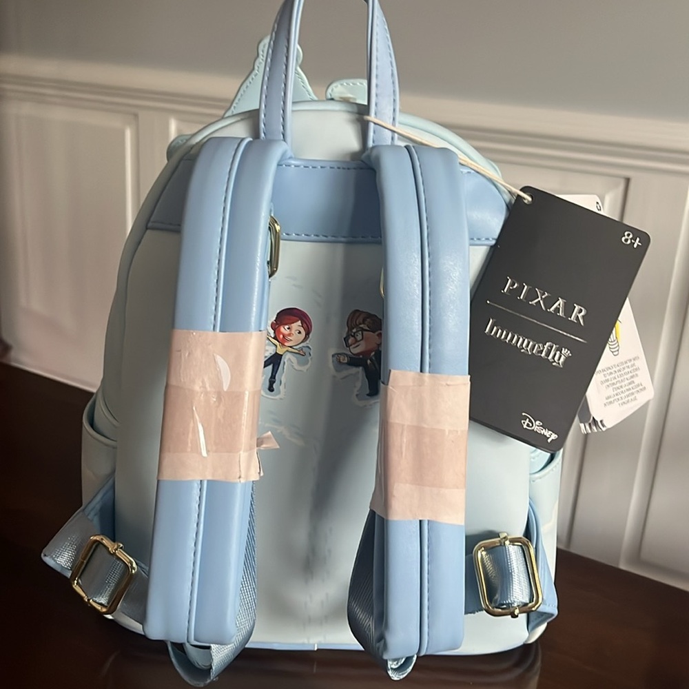NWT SET Disney Pixar Loungefly UP mini backpack and wallet set - Picture 10 of 16
